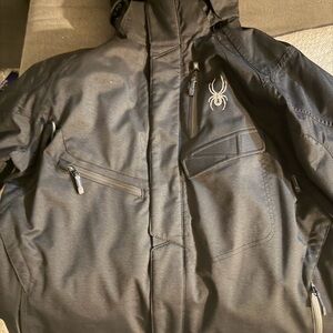 Spyder Men's Charcoal Ski Jacket